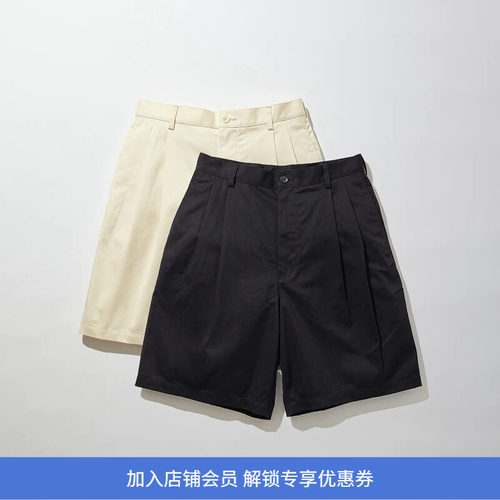 KUON精梳棉面料宽松版短裤