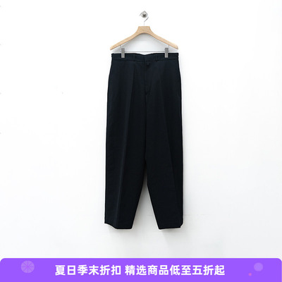 blurhms Wool Gabardine Trousers 男女款羊毛长裤