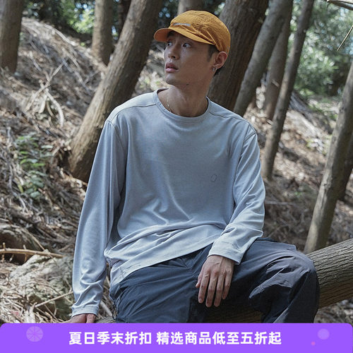 WHEELSandWIND长袖圆领T恤