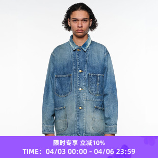 marka JACKET 有机棉水洗牛仔工装 夹克外套 COVERALL