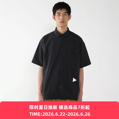 and wander UV cut stretch SS shirt防紫外线伸缩性速干短袖衬衫