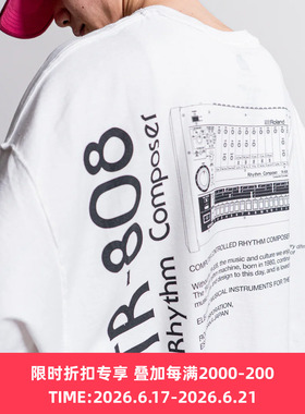 is-ness TR-808 T-SHIRTS ROLAND 经典鼓机TR-808联名款短袖T恤
