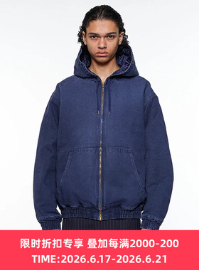 marka WORKERS PARKA 有机棉水洗连帽工装夹克外套