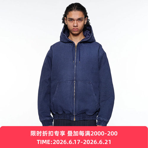 marka WORKERS PARKA 有机棉水洗连帽工装夹克外套