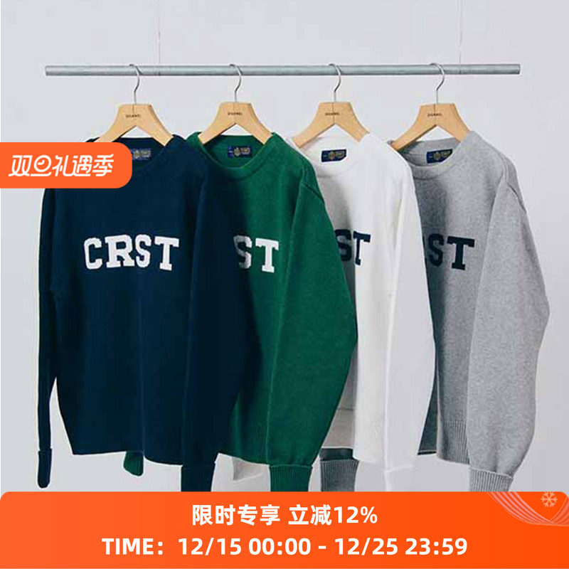 DIGAWEL学院风毛衣圆领针织衫