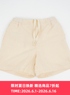 Howlin SHORTS SEERSUCKER STRIPES 比利时制女装透气泡泡纱短裤