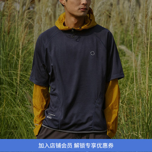 WHEELSandWIND运动短袖圆领T恤