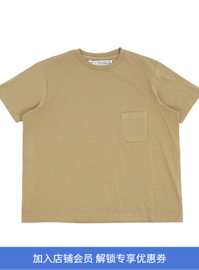 YAECA Compact Fit Densely Knit 女装轻量高支天竺棉圆领短袖T恤