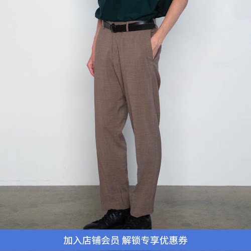 SOE新款水洗垂坠锥形长裤