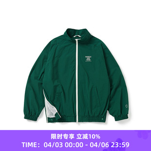WHEELS WIND 男女中性款 防水防风伸缩性复古运动夹克外套 and