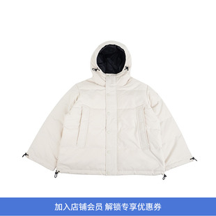 DANTON DOWN HOODED JACKET 女装宽松短款连帽羽绒服