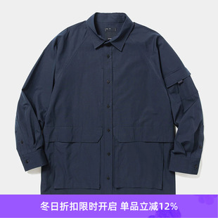 Trinity 外套 Cloth 三种纱线混合机能衬衫 夹克 meanswhile