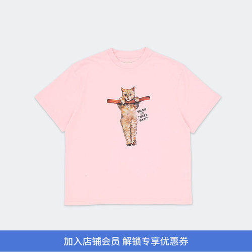 Story mfg GRATEFUL TEE SS 男女中性款英伦风小猫圆领短袖T恤