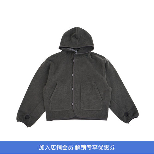 Goldwin 0 Wool Fleece Hoodie 羊毛宽松连帽夹克