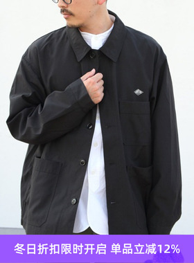 DANTON PCP_COVERALLS 男装休闲翻领纽扣工装夹克外套