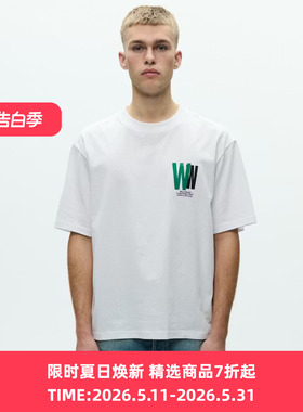 Wood Wood Gary tee public order 哥本哈根印花圆领短袖T恤
