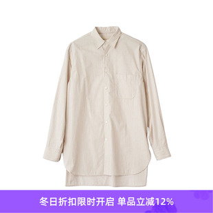 REGULAR COLLAR 条纹衬衫 BOXY 款 STRIPE 高支棉经典 YOKE SHIRT