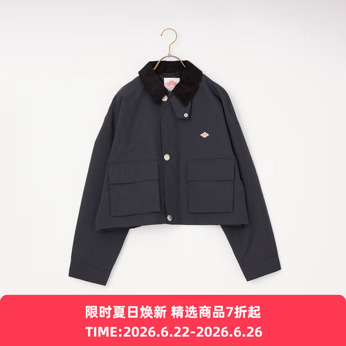 DANTON SHORT JACKET 女装短款复古狩猎夹克 灯芯绒翻领外套