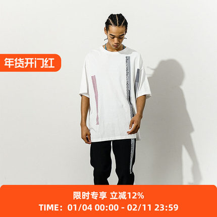 FACETASM Print tee 印花简约短袖T恤 圆领TEE 日本制