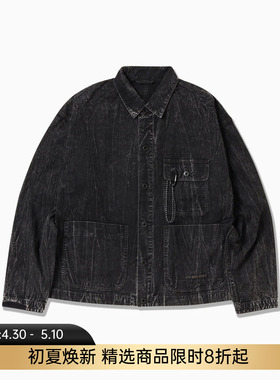 and wander bleach twill shirts 成衣染色高支长绒棉衬衫夹克
