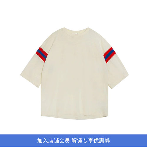 YMC有机棉廓形圆领短袖T恤