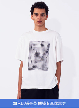 YOKE Abstract Hand Painted T-shirt 手工制艺术家拼贴印度棉T恤