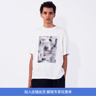 YOKE Abstract Hand Painted T-shirt 手工制艺术家拼贴印度棉T恤