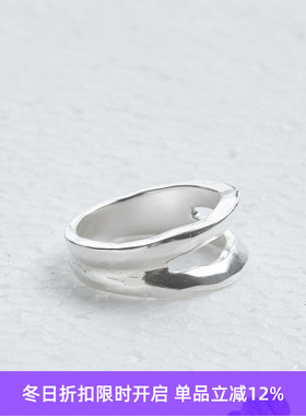 EnSage双环镂空戒指指环