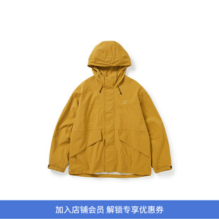 WHEELS and WIND 防泼水防污伸缩性男女连帽夹克外套