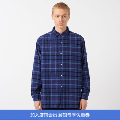 nanamica Heavy Flannel Shirt 重磅法兰绒格子长袖衬衫