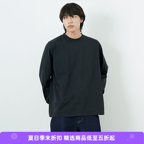 blurhms ROOTSTOCK Classic Long-sleeve 硫化染色长绒棉长袖T恤