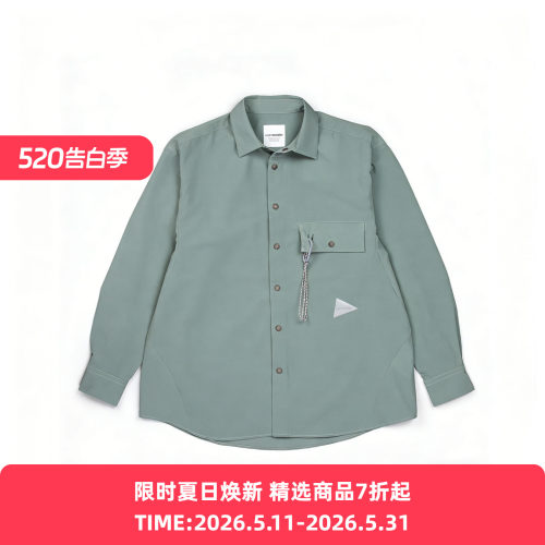 and wander dry breathable LS shirt 防水弹性透气机能性衬衫