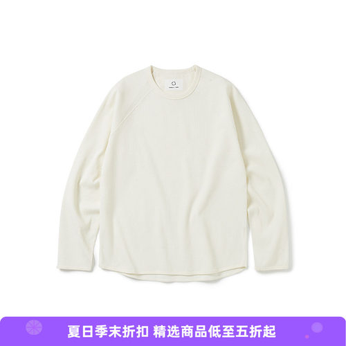 WHEELS and WIND 男女日本帝人高科技吸湿速干华夫格运动长袖T恤