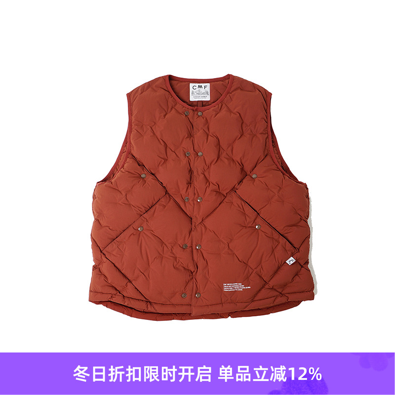 COMFY CMF WOVEN DOWN VEST 高保温羽绒马甲