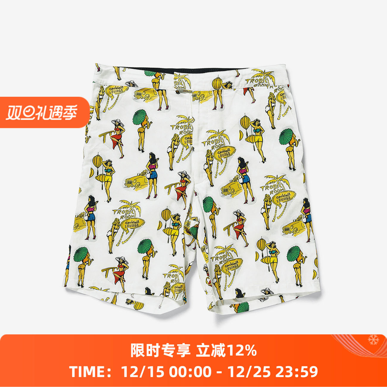 WTAPS.SATIN.TEXTILE短裤