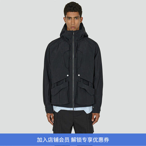 JLAL拉链连帽冲锋衣外套