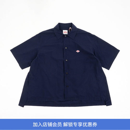 DANTON HALF SLEEVE SHIRT 女装纯棉府绸短袖衬衫