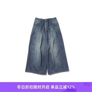 H.D. 牛仔直筒阔腿裤 Buggy 12OZ水洗做旧男女款 Pant Needles