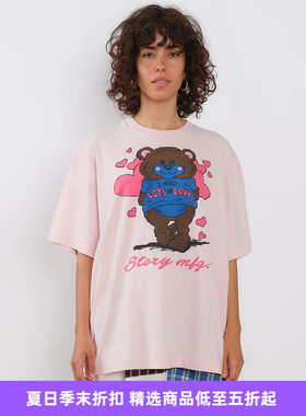 Story mfg GRATEFUL TEE SS 男女中性款有机棉印花圆领短袖T恤