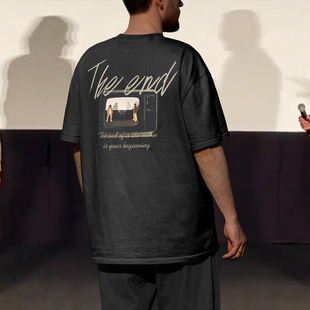 seal原创 剧终系列 成龙 龙叔曾经的自己 320g重磅纯棉宽松T恤