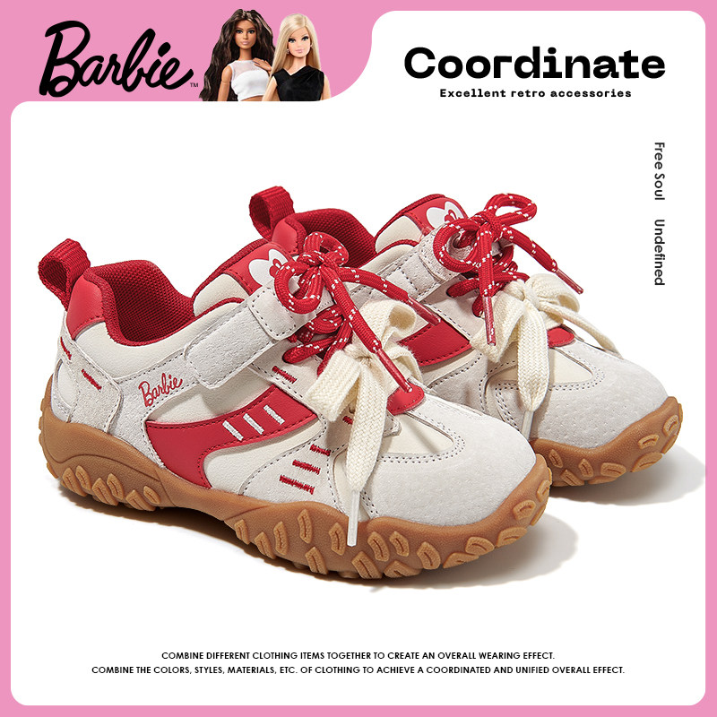 芭比童鞋女童运动鞋2025新款秋冬加绒二棉鞋女童德训鞋儿童休闲鞋,童鞋/婴儿鞋/亲子鞋,运动鞋,淘宝优惠券,粉丝福利购,淘宝优惠卷