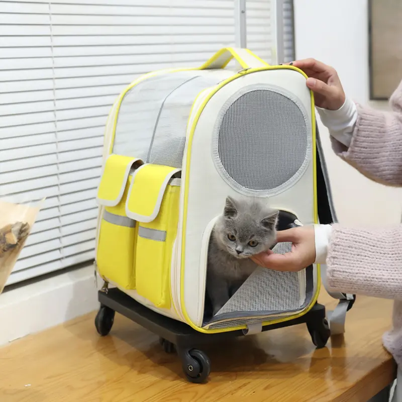 宠物拉杆箱猫包大容量外出透气