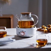 办公室mini养生壶家用小型电陶炉泡花茶壶玻璃煮茶器喷淋式 蒸茶壶