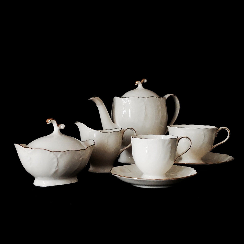 NARUMI 鸣海 HELIOS 太阳神系列象牙骨瓷百合花浮雕暗纹金彩描边|ruв категории посуда, кофе, кофе - от Buy2taobao.com для оказания профессиональной услуги покупки агента Taobao