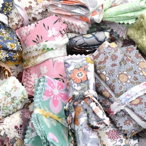 半斤小碎布 蕾丝花边 牛仔边角料手工DIY娃衣布组 老客户专享