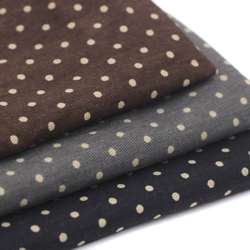 咖啡色灰黑色纱卡波点布料 复古点点手工布艺娃衣DIY设计师面料