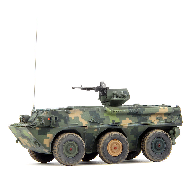unistar中国zsl-92a轮式装甲输送车丛林数码 6轮战车成品模型1/72