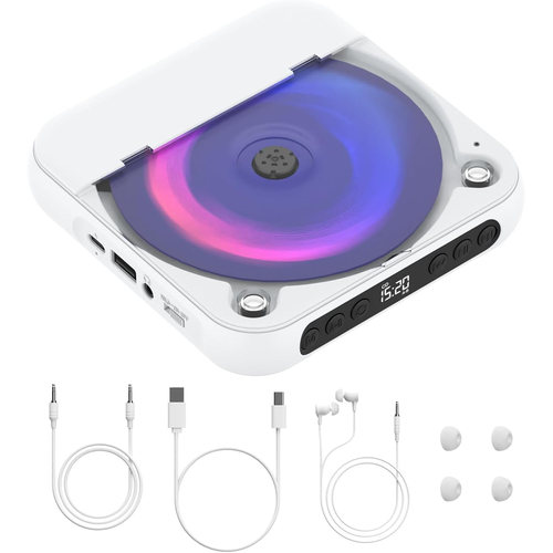 便携式音乐专辑CD蓝牙随身听迷你