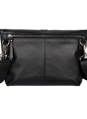 秋冬新款通勤小包单肩包商务休闲男士斜挎包百搭头层牛皮手拿包