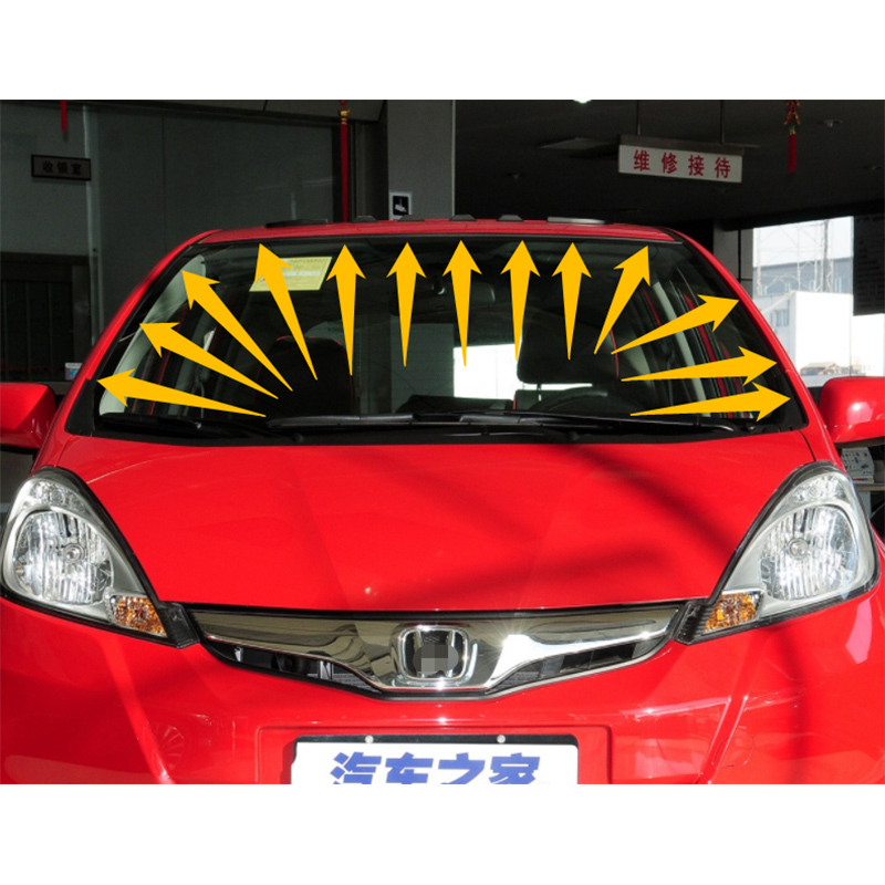 适用本田二代飞度08~14年款前挡压条挡风玻璃密封胶条防漏防水